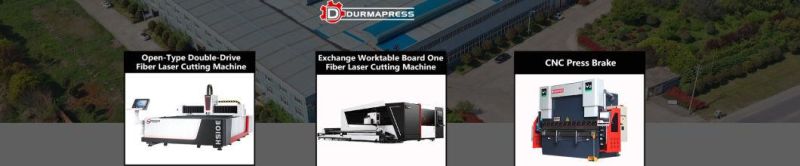 Metal Pipe CNC Fiber Laser Cutting Machine 2000W 3000*1500mm for Iron Sheet by Durmapress Company