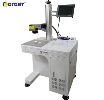 Cycjet LC30 Portable Number or Image Coding Laser Printing Machine on Wood