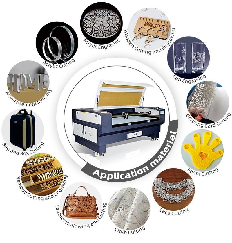 CE Approval MDF Wood Acrylic Laser Cutter 100W 150W CO2 1390 Laser Cutting Machine Price