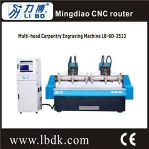 Multi Head Wood CNC Engraving Machine Lb-6D-2513