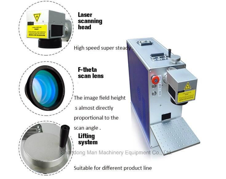 20W 30W Portable Mini Laser Marking Machine for Metal Nonmetal