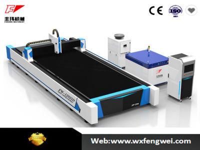4500W Fiber Laser Cutting Machine with Single Shuttle Table