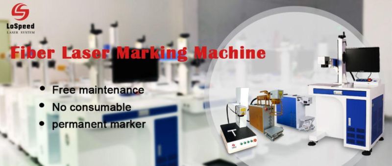 30W Portable Optical Fiber Laser Marker Metal Nameplate
