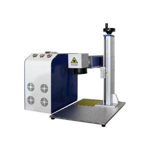 110*110mm 200*200mm Dog Tags Fiber Laser Marking Machine Split Cabinet