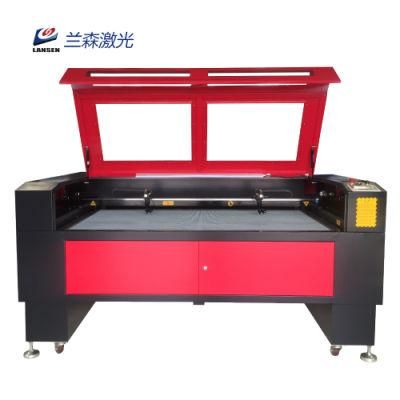 2 Heads Laser Cutting Machine 1610 with Honeycomb Work Table for Garments Cloth