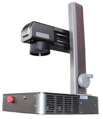 50W Portable Fiber Laser Marking Machine for Plastic Pipe to Print