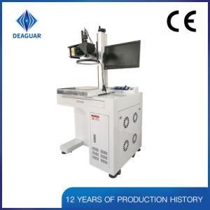 CCD Visual Fiber Laser Marking Machine Marking Plastic/Wood/Metal Surface