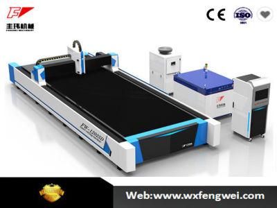 8mm. 31&prime;&prime; Mild Steel Plate Fiber Laser Cutting Machine with Single Shuttle Table