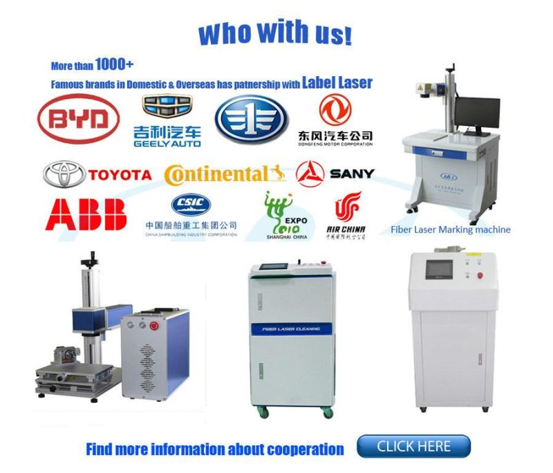 High Quality Metal Plastic Fiber Laser Marking Machine Marker Engraver 20W 30W 50W 70W 100W
