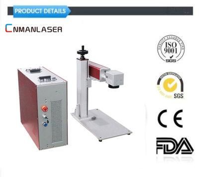Deep Engraving Fiber Laser Marking Machine for Metal, Watches, Auto Parts, Buckles