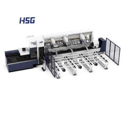 Fast Delivery Laser Cutting Equipment for Metal Tubes Steel Aluminum Copper Pipe Cutter with Ipg Raycus Power Source 1500W-6000W