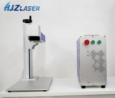 Laser Marker 50W Portable Mini Fiber Laser Marking Machine for Metal Animal Tag Watch Logo Brand Glasses Card
