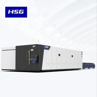 Stainless Steel Iron Steel Sheet 10000W CNC Laser Cutting Machine