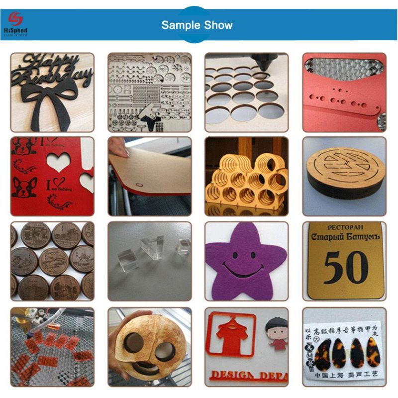 High Presicion Maintenance Free Hispeed CO2 Laser Engraving Cutting Machine Without Consumables for Non-Metal
