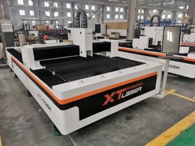 Open Fiber Laser Cutting Machine with Ipg/Raycus Laser
