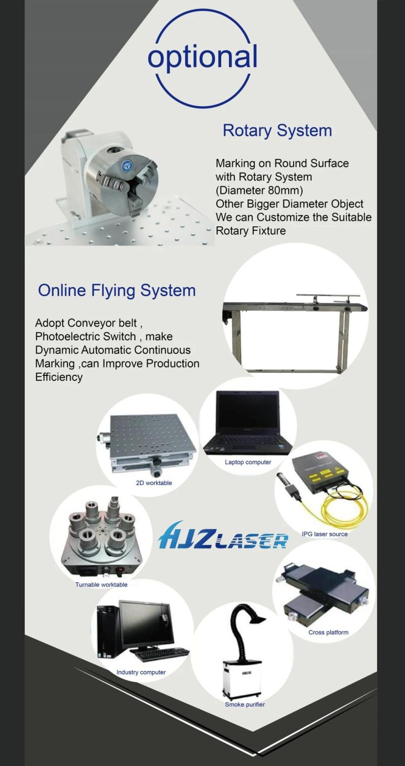 Portable Mini Single Streamline Automatic Laser Marking Machine