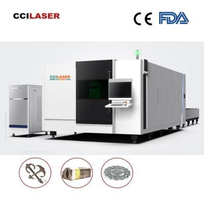 Cci Laser-Economical 6kw 8000W 12kw 20000W 30kw Fiber Laser Cutting Machine for Steel/Copper/Brass