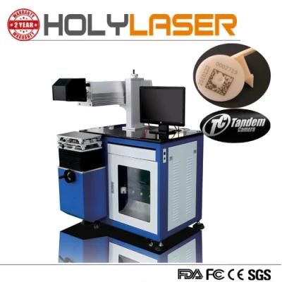 China Nonmetal Laser Marking Machine for Plastic Buttons