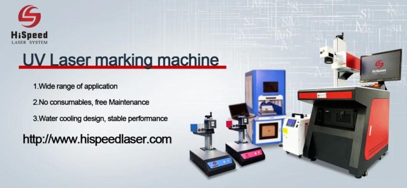 UV Fly High Speed Laser Marking Machine for Glass