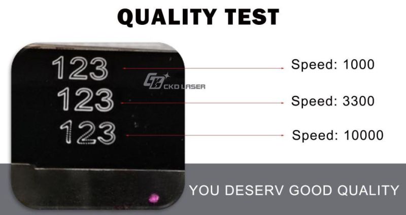 Desk Laser Etching Marking Machine for Metal with Computer