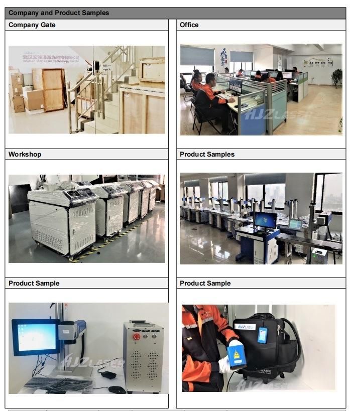 100W Laser Clearing Machine for Rust Removing Paint Cleaning