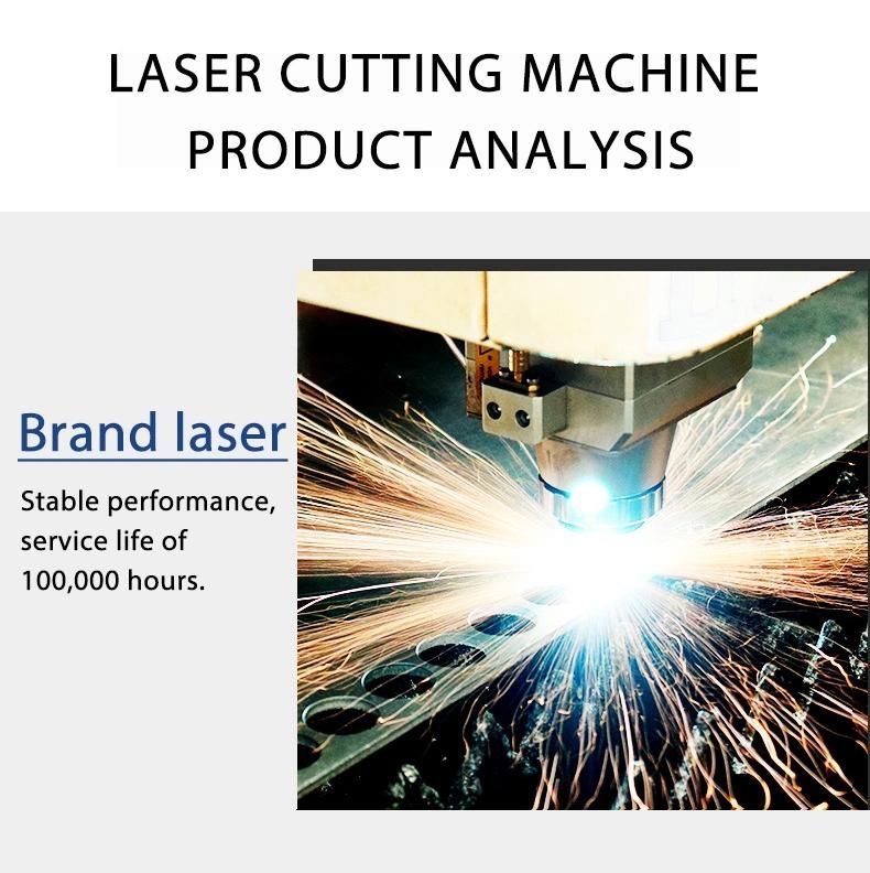 Metallic Fiber Laser Cutting Machine with Exchange Table