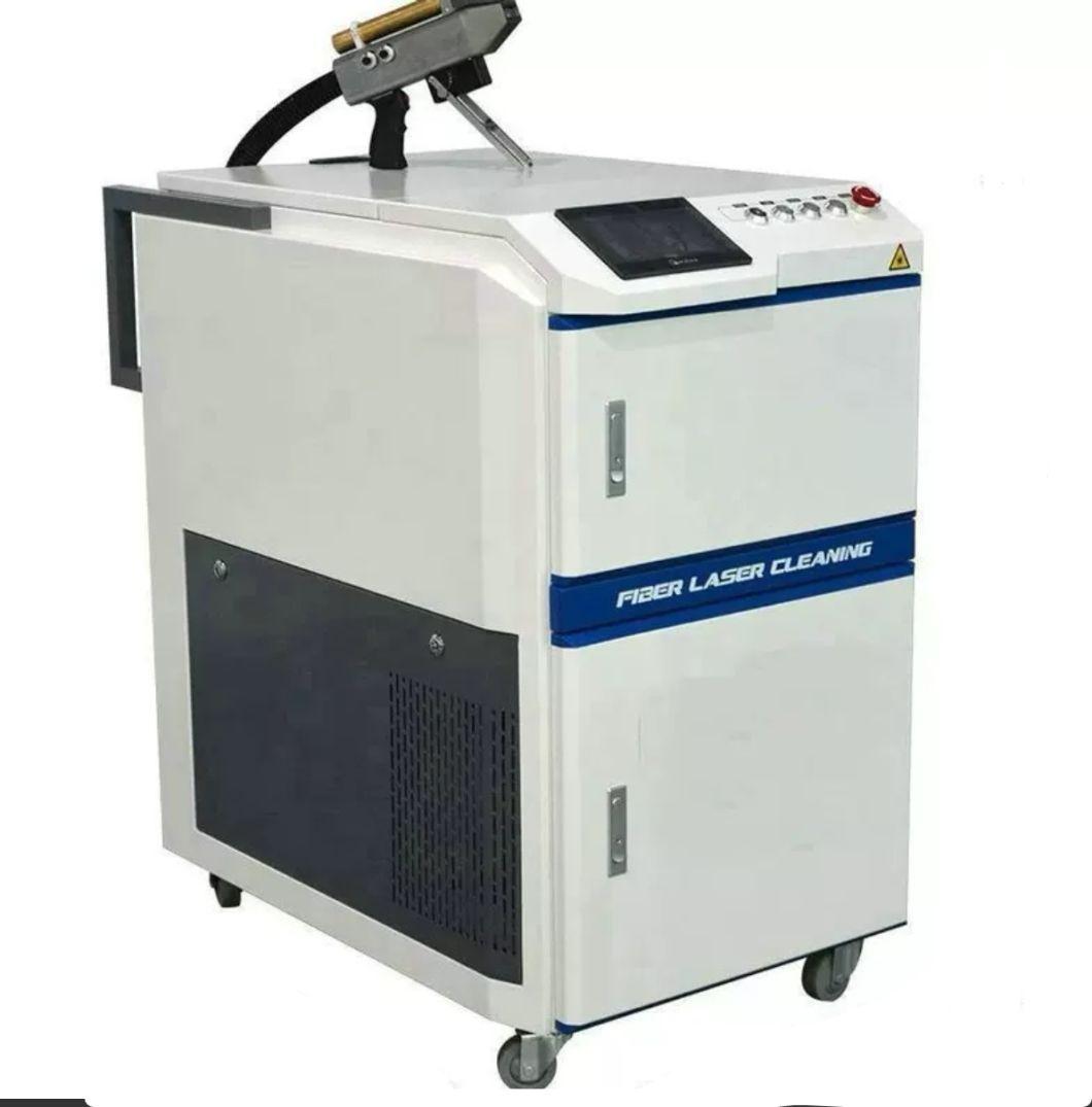 100W Portable Fiber Laser Rust Cleaning Removal Machine for Metal Steel Rust Painting Oxide Removal
