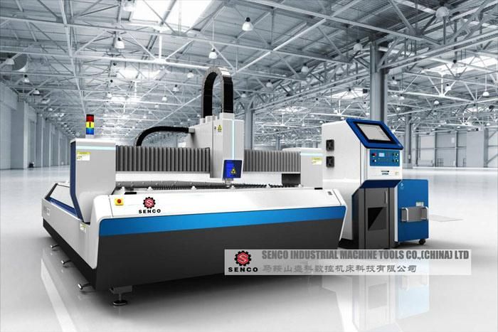 China 1000W 2000W 3000W Closed Type EU and USA Standard CNC Laser Cutter Fiber Laser Cutting Machine for Sheet Metal Steel Cutting