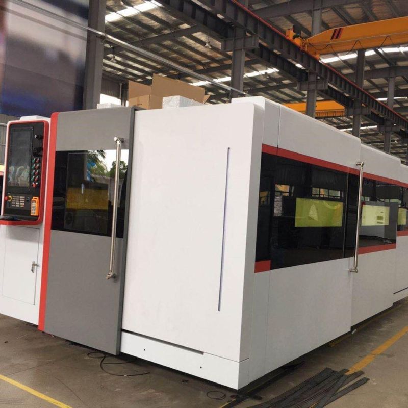 Heavy Duty 5000kg Fiber Laser Cutting Machine for Steel Aluminum Copper 2kw 3kw Fiber Laser