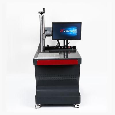 3D Dynamic Focus Fiber Laser Marking Machine for Color Black Deep Marking on Metal