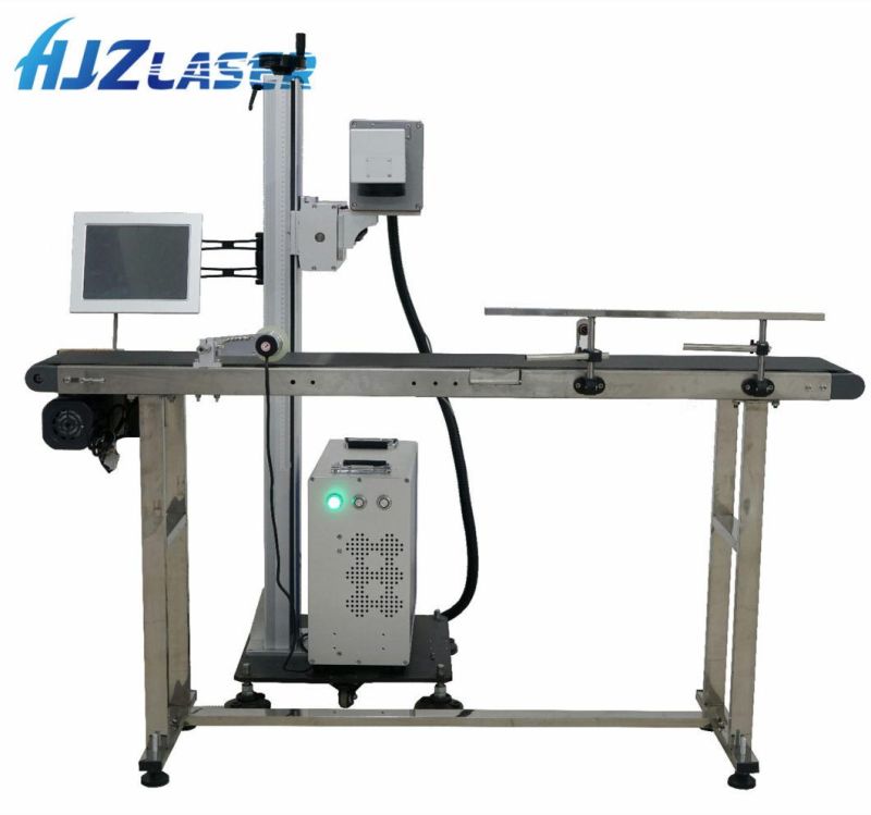 Flying Online Laser Marking Machine for Date Code Laser Engraving Machine Printing Machine for Production Line