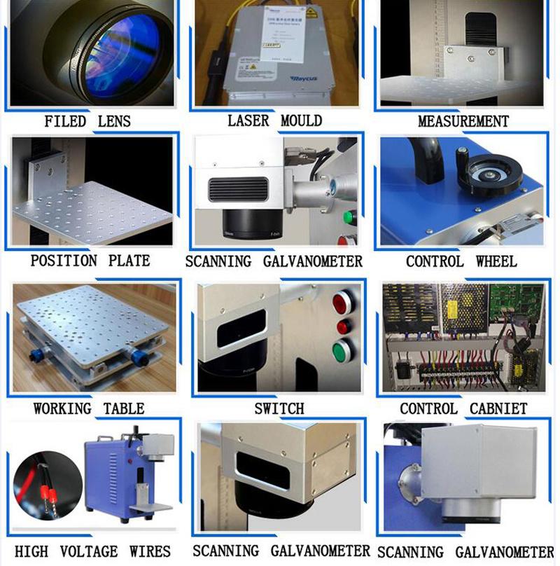 Desktop Fiber Laser Marking Machine From China