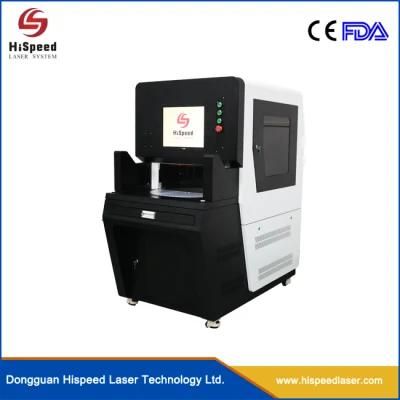 High-Speed Laser Fiber Laser Engraving Machine with Turntable, Used for Cutting Tool Marking Automation Equipment