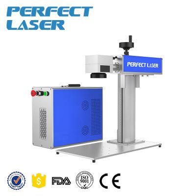 Fiber Laser Engraver Machine on Metal Ear Tag Plastic