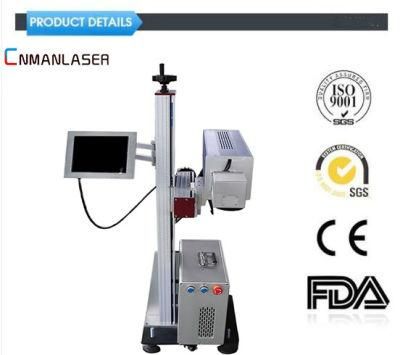 Cnmanlaser 20W CO2 Fly Laser Marking Machine for Marking Date and Serial Number