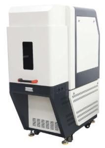 20W Portable Optical Fiber Laser Marking Machine Marking Laser Cutting CNC Router Cutting Machine Enclosed Cabinet