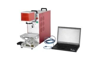 30W Portable Fiber Laser Marking Machine for Printing Logo on Pen