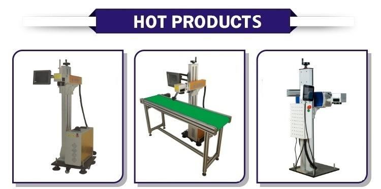 Production Date Retail Packaging Box Cosmetics and Drugs CO2 Flying Laser Marking Machine Ce