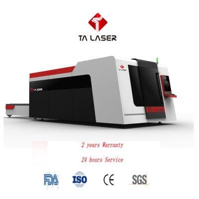 3000W High Power CNC Fiber Laser Metal Cutting Machine