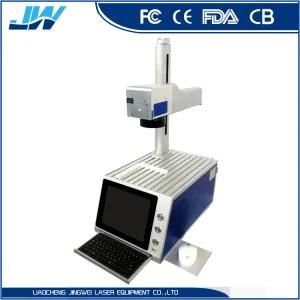 Compact Design 20W Fiber Cabinet Laser Marking Machine with LCD Touch Screen