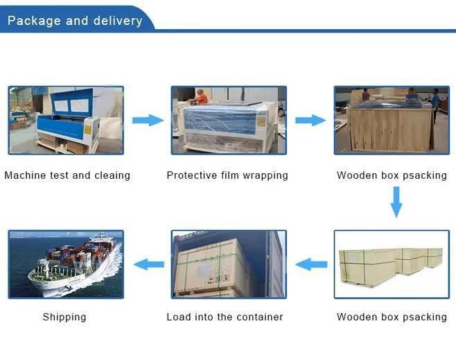 5070 80/100 Watt CNC Laser Cutting Engraving Machine for Plywood Acrylic