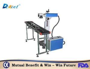 High Precision Fly Fiber Laser Marking Machine for PP/PE Product