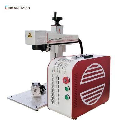 Photo Laser Printing Marking Machine 20W 30W on Brass Gold Silver