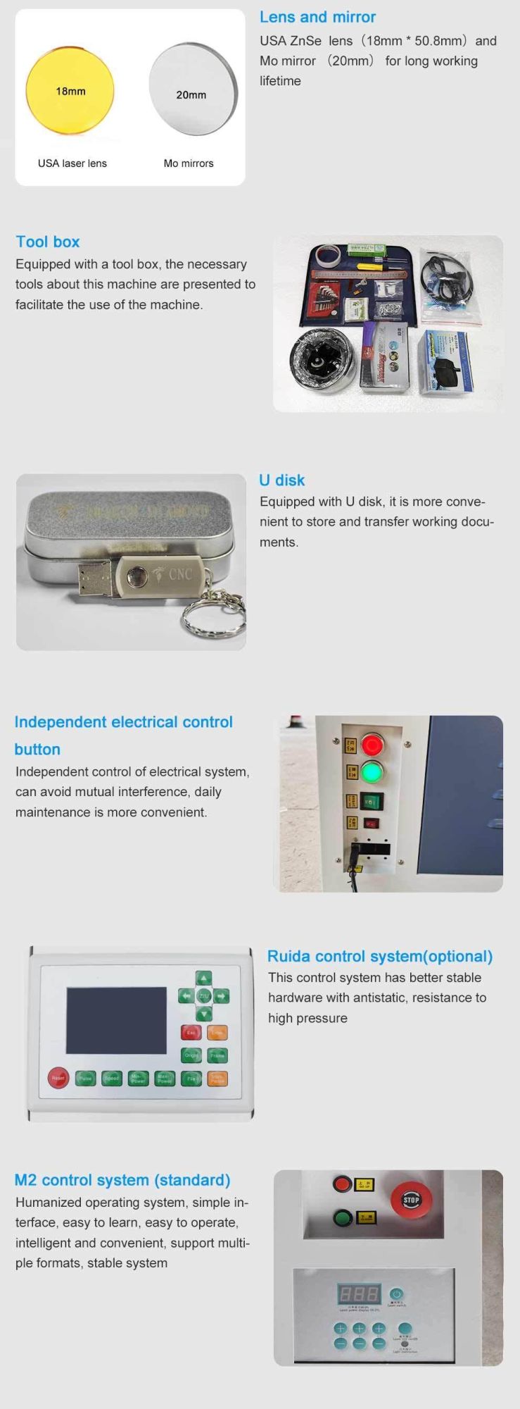 K46 M46b DIY Laser Cutting Engraving Machine CO2 Laser Worker