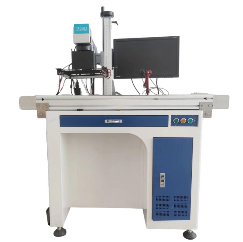 Upgraded Fiber Laser Marking Machine 20W CCD Visual Auto Positioning for Metal Stainless Steel Aluminum Iron