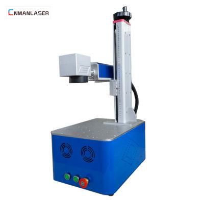 10W 20W Air Cooling Laser Marking Machine for Metal Nonmetal