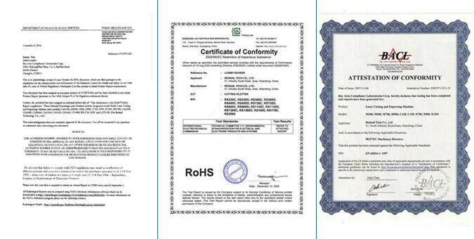 CE FDA Certifited 80W Ruida 6090 CO2 Laser Engraver and Cutter Machine with Water Chiller