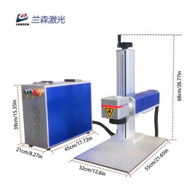 CE FDA Approved Econmical Fiber Laser Marker for Metal Marking Engraving