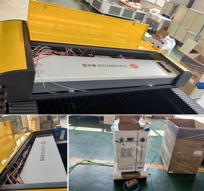 Hybrid Stainless Wood Acrylic CO2 Laser Cutter 1325 with 500W CCD