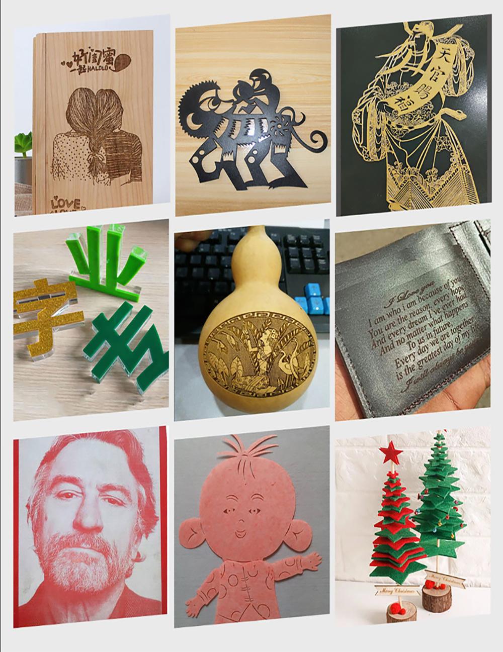 Fy1610 Feiyue Cloth Leather Felt Plush Cutting Machine Wooden Board Puzzle Acrylic Advertising Laser Puzzle Making Machine